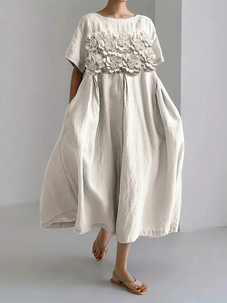 CLARA - KANTEN BLUMENKLEID