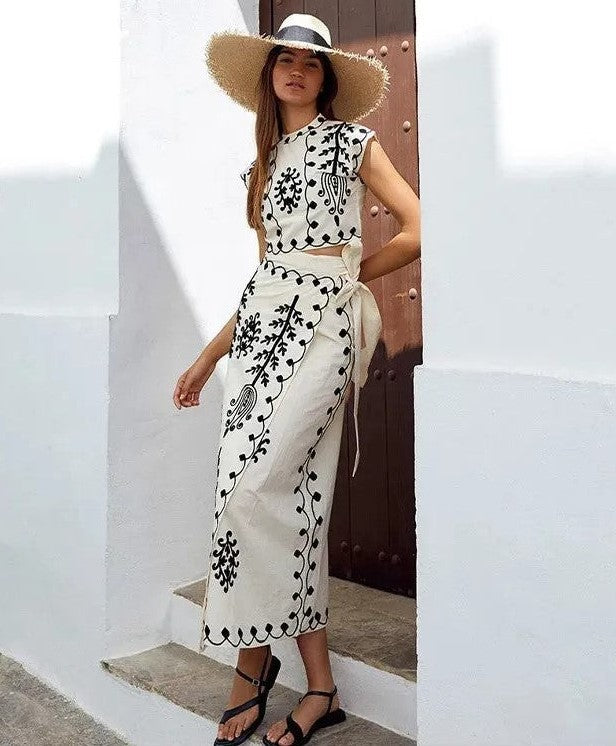 Camilla™ | Elegantes Bedrucktes Set