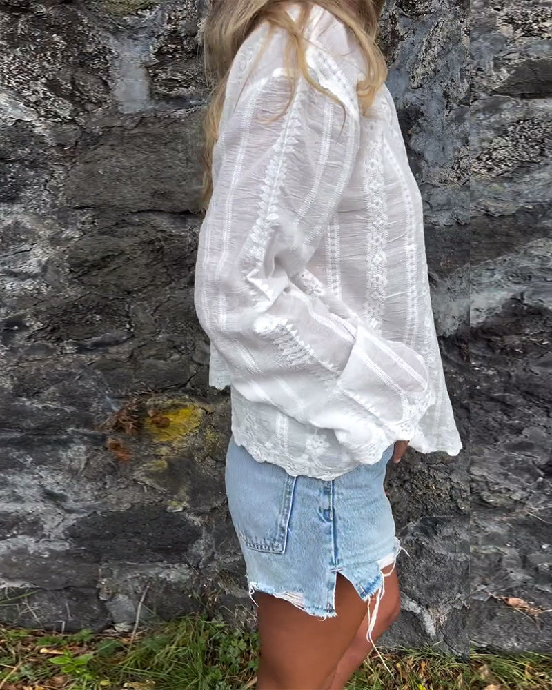 Kathlyn™ | Knopf-Down Polo-Shirt