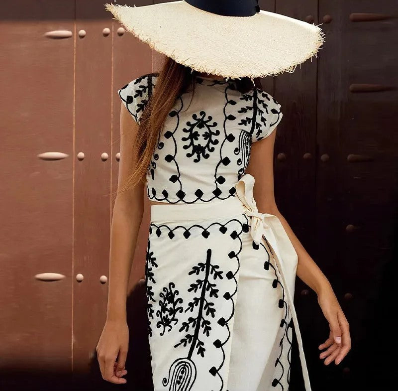 Camilla™ | Elegantes Bedrucktes Set