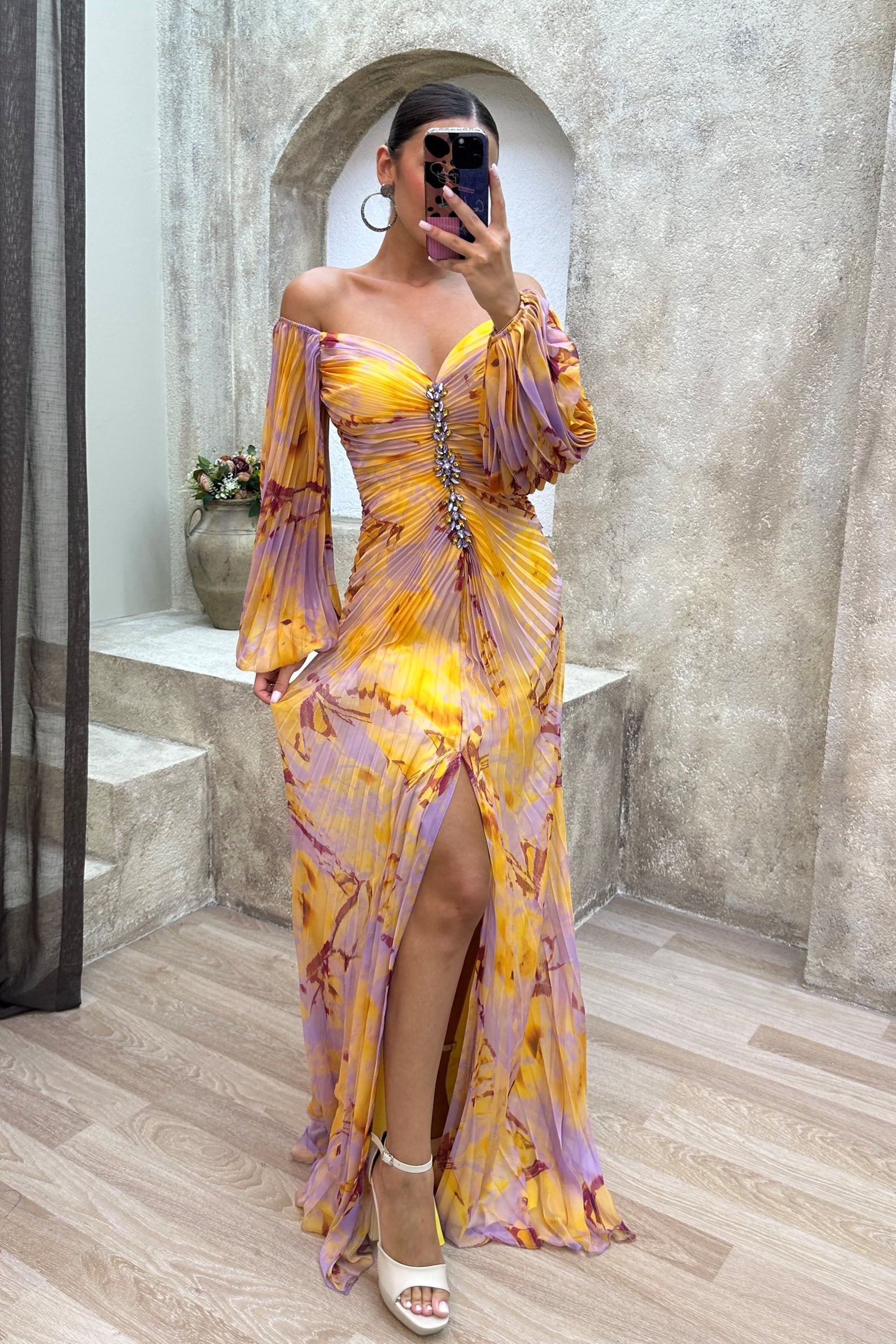 Stella™ - Elegantes, attraktives Kleid mit V-Ausschnitt