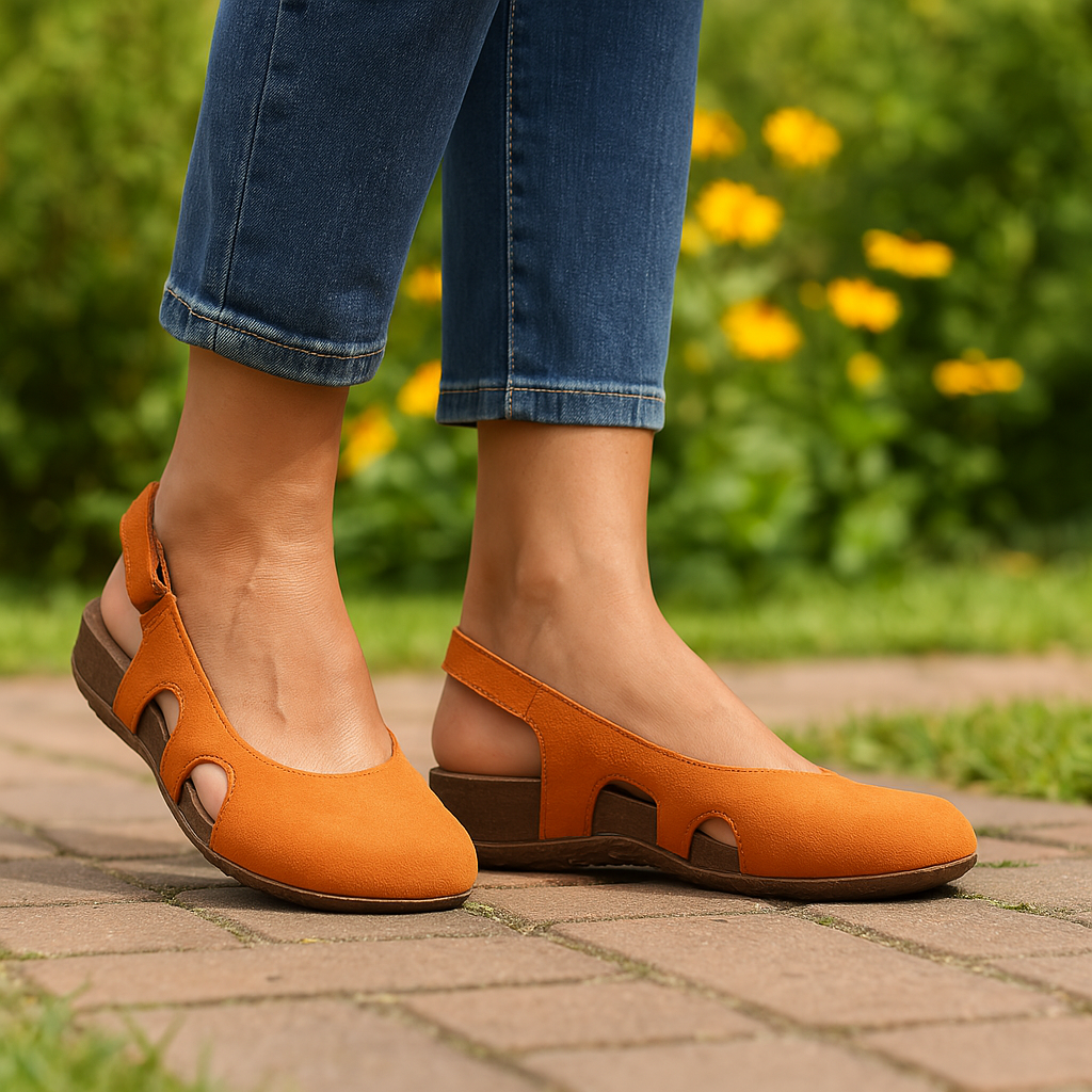 Sibilla™ | Sandalen aus veganem Leder mit Spiegeleffekt