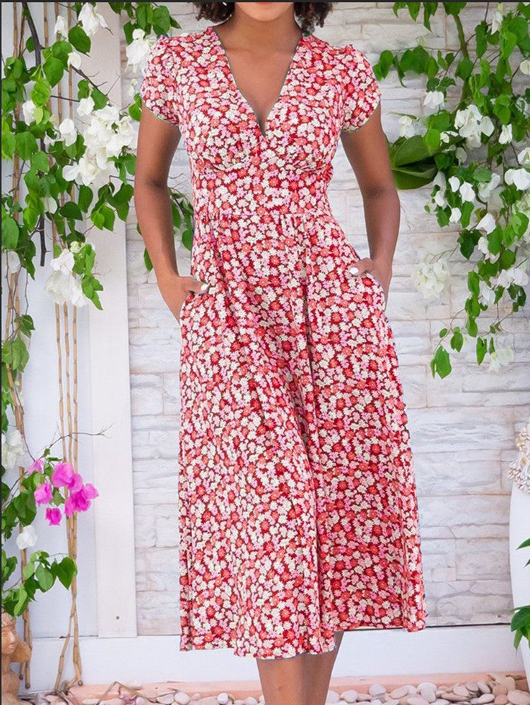 Fienna – Midi-Kleid mit Knöpfen