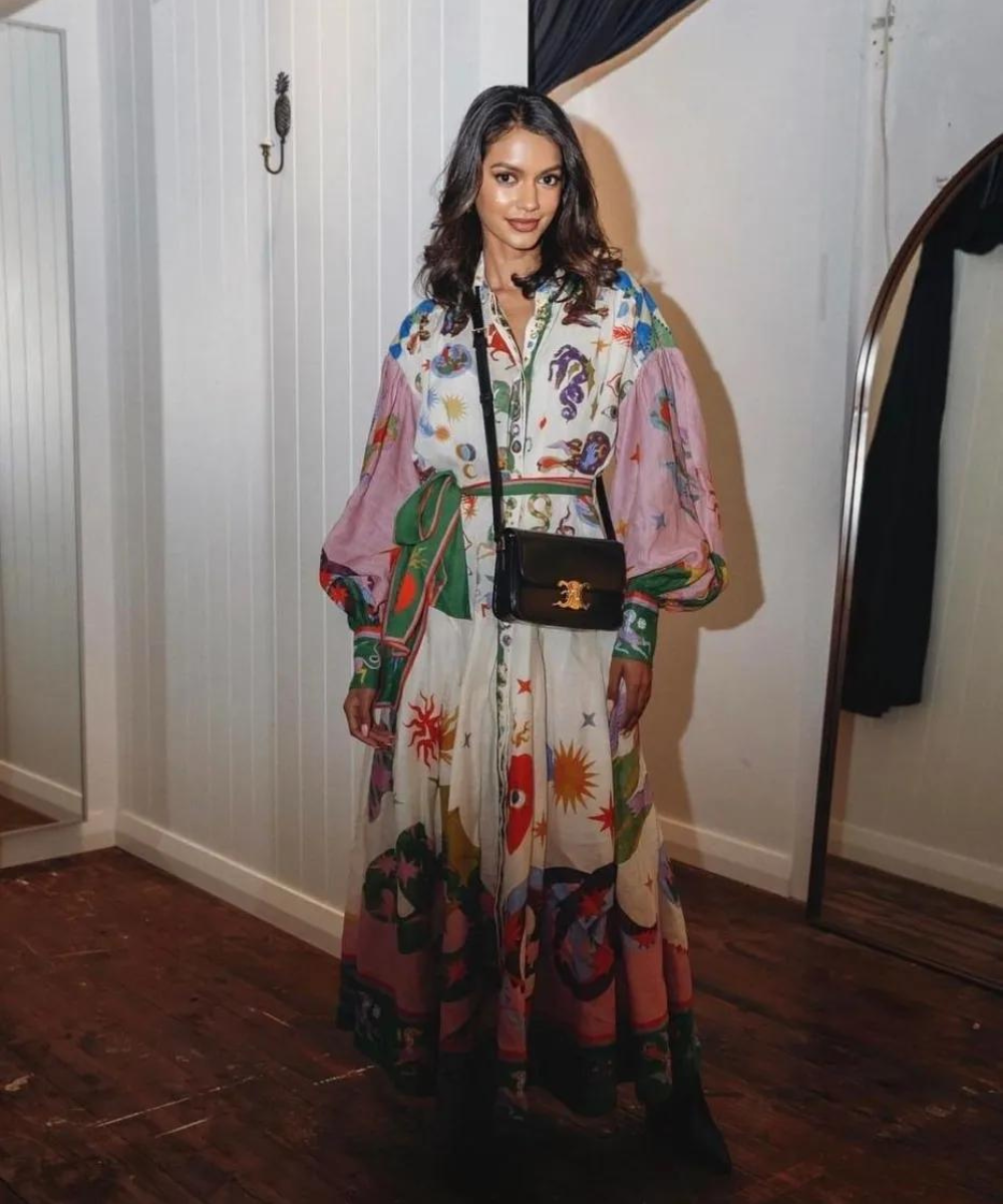 Soyraya - Maxi Italienisches Kleid