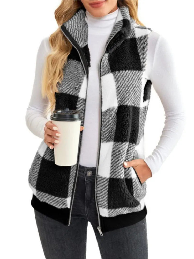 Nina™ - Ärmellose Strickjacke für Damen