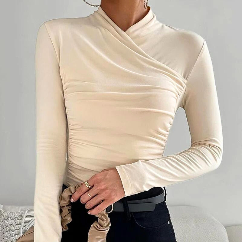 Jane™ | Klassisches Cross-Neck Top