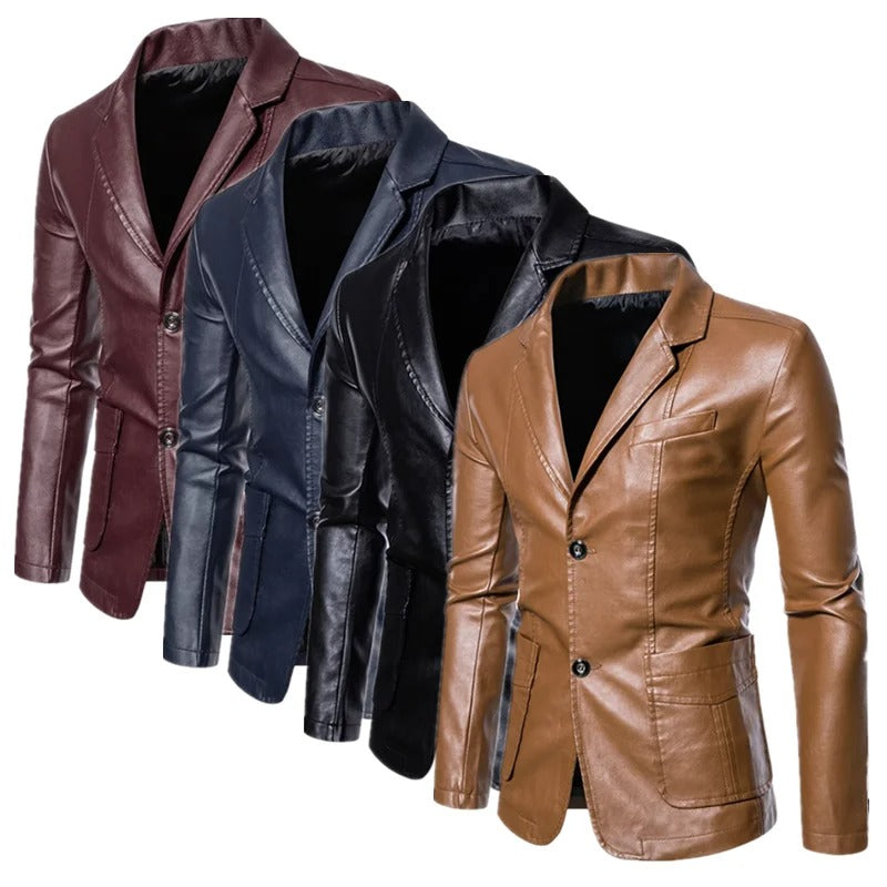 Marcin™ | Lederjacke Business Casual