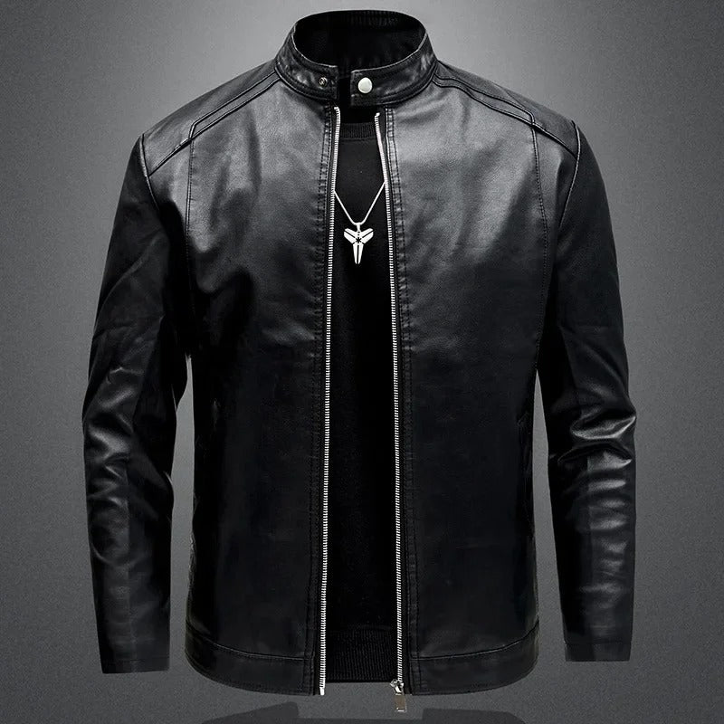 Patryk™ | Elegante Leder-Motorradjacke