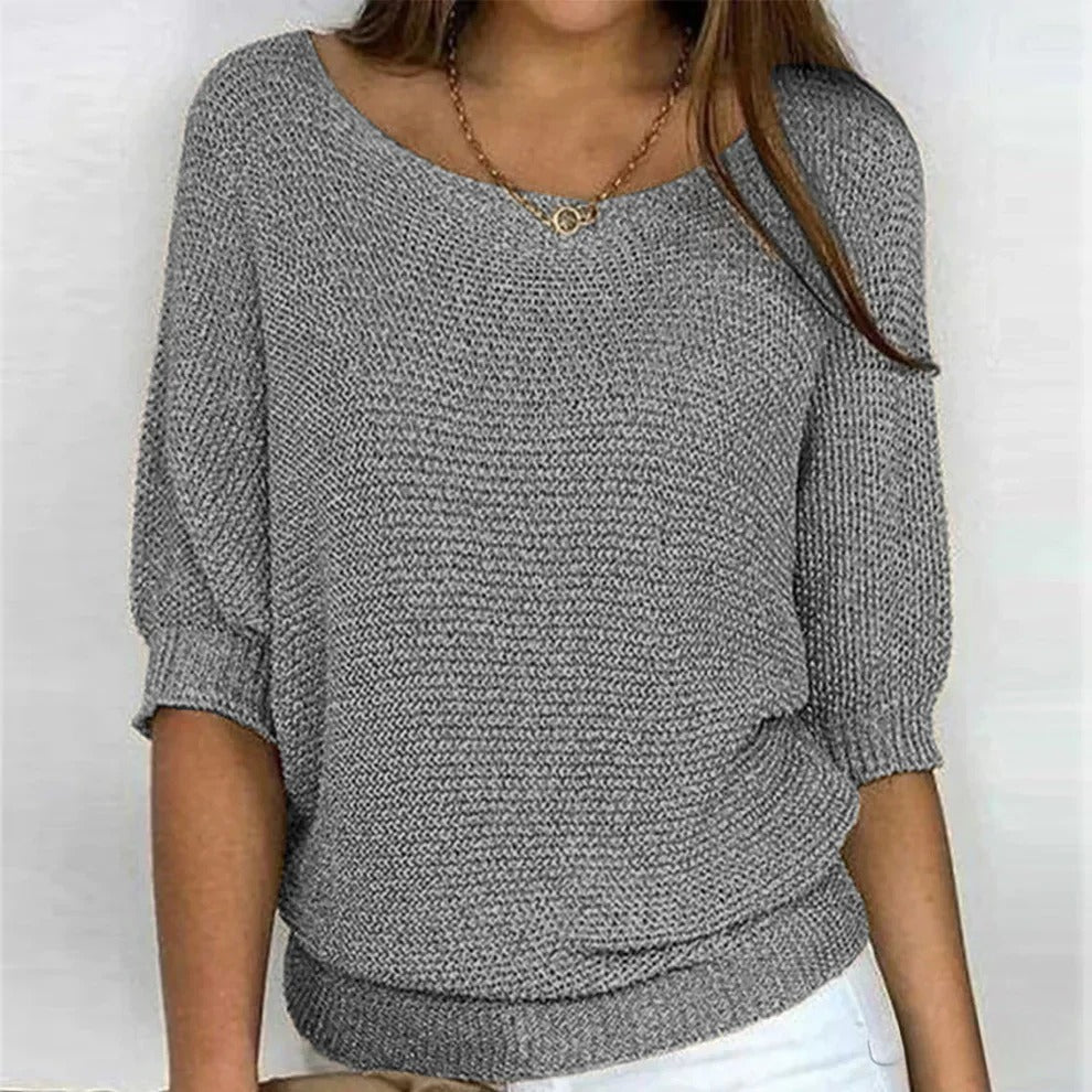 Nyssa - Damen lässiger Strickpullover