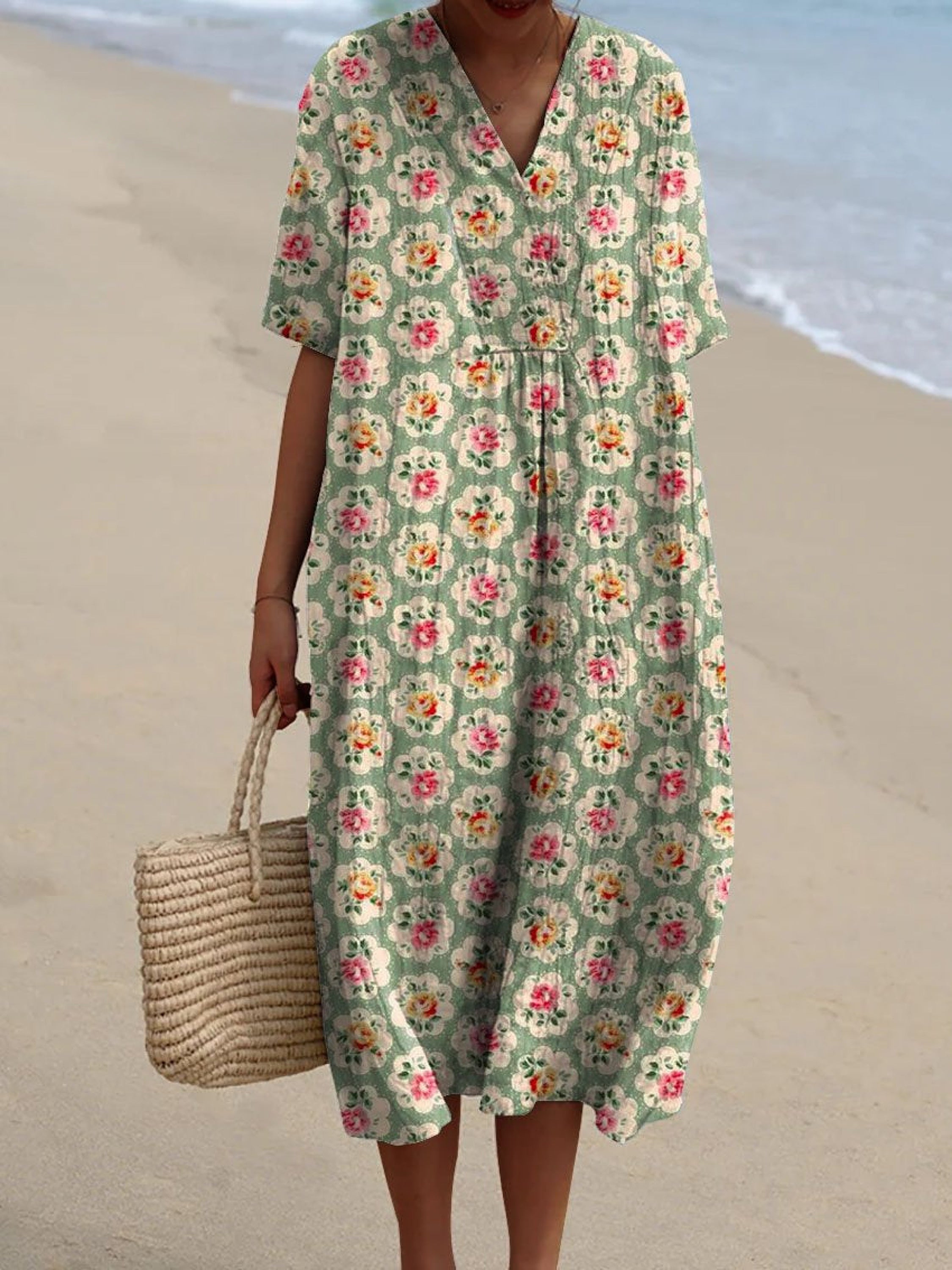 Femke | Vintage Blumenkleid - Limited Edition