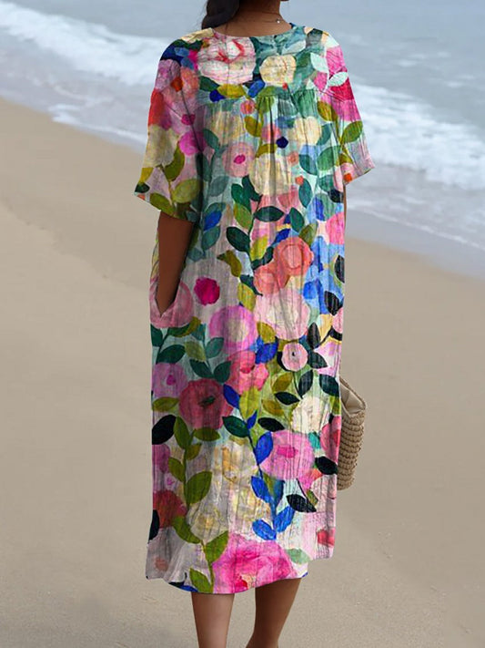 Bente | Vintage Blumenkleid