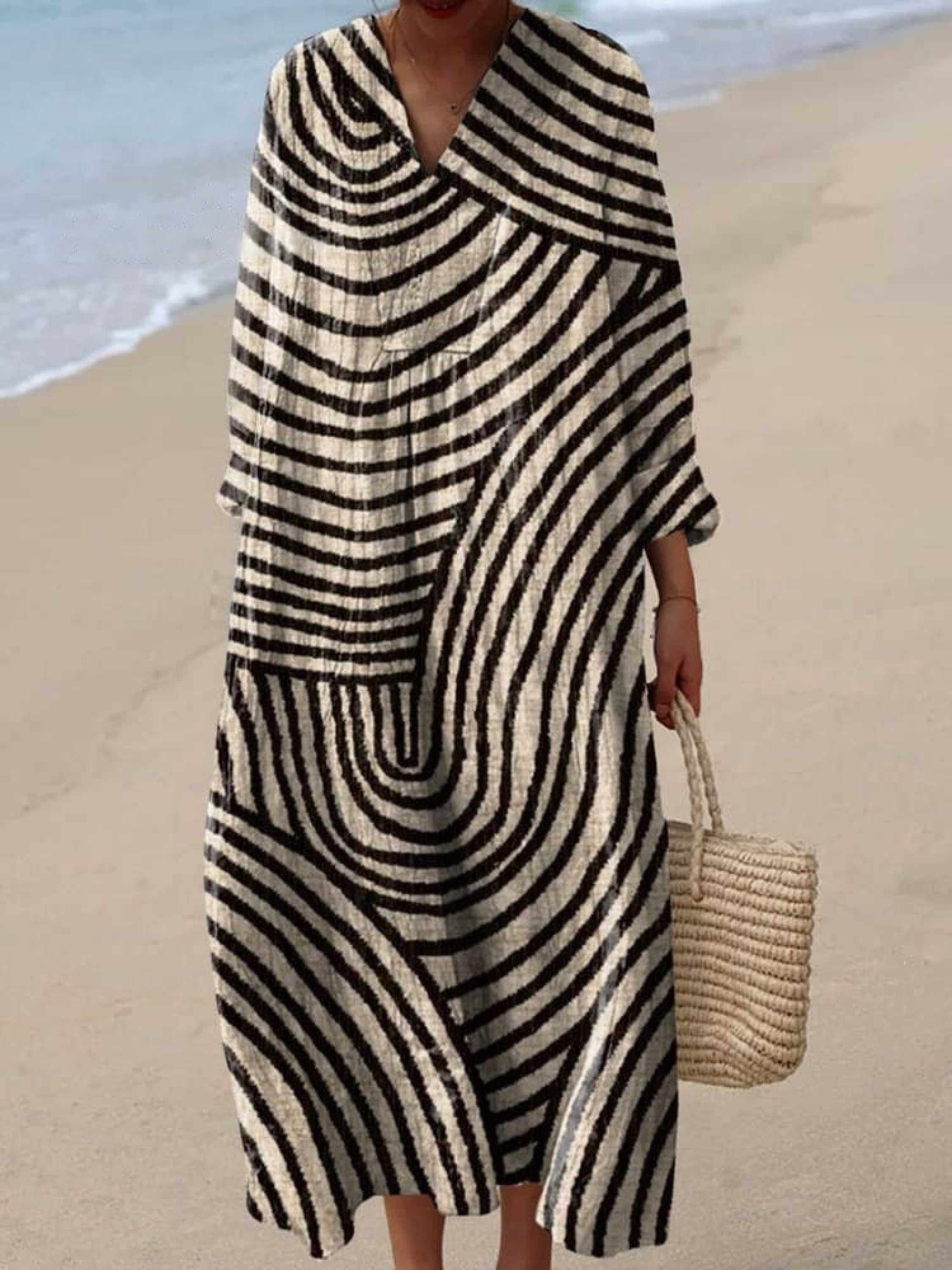 Jinte | Grafisches Kleid - Limitierte Auflage