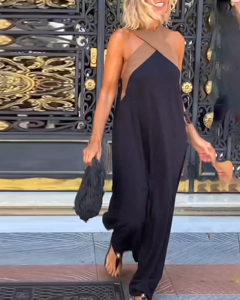 SIENNA | Elegantes Kleid mit tiefem Rückenausschnitt und trendigem Wickelkragen