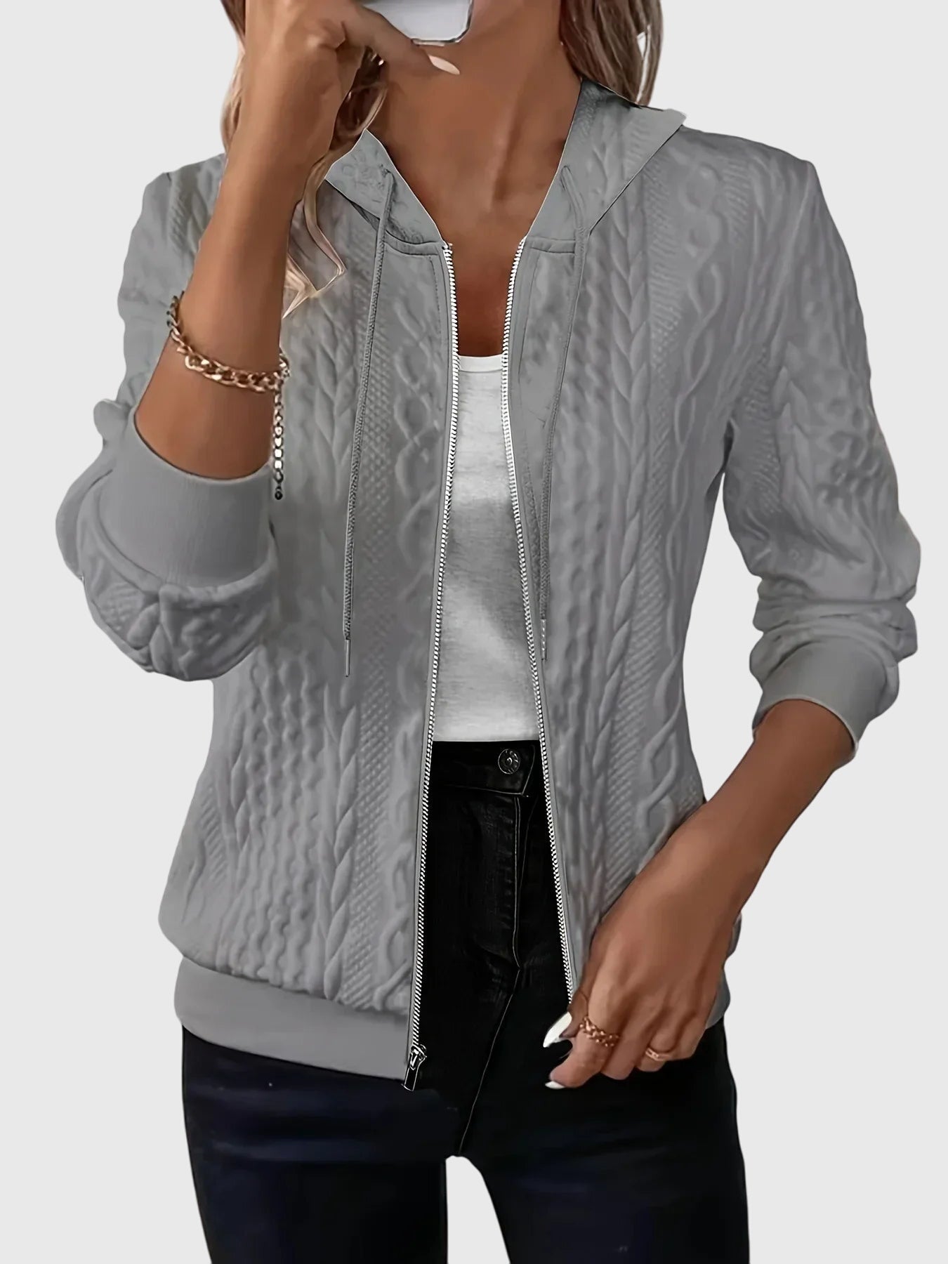 Jenna | Hoodie mit Reißverschluss