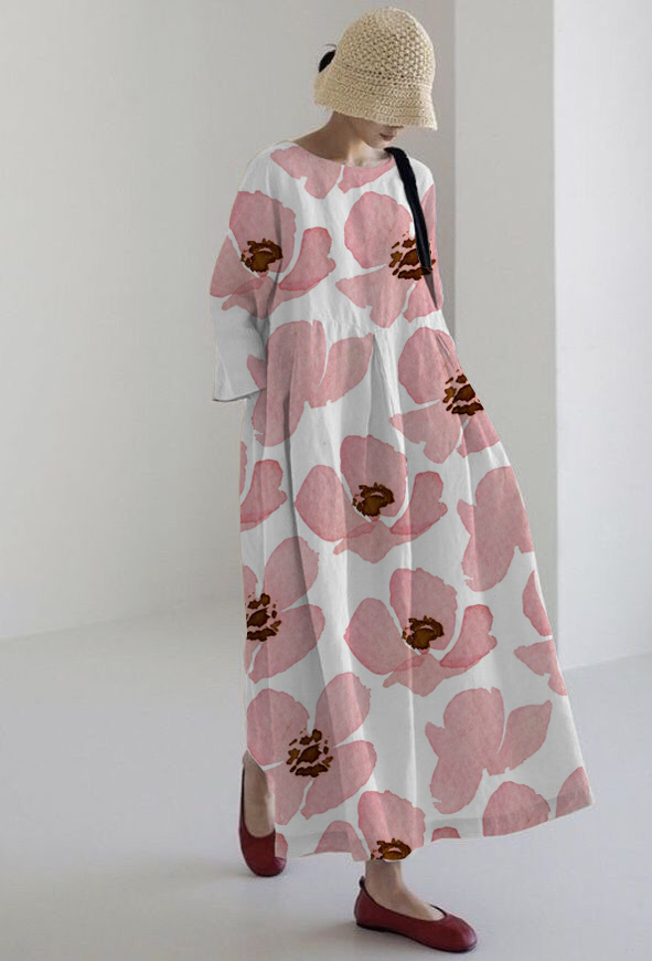 MAE - ELEGANTES BLUMENKLEID