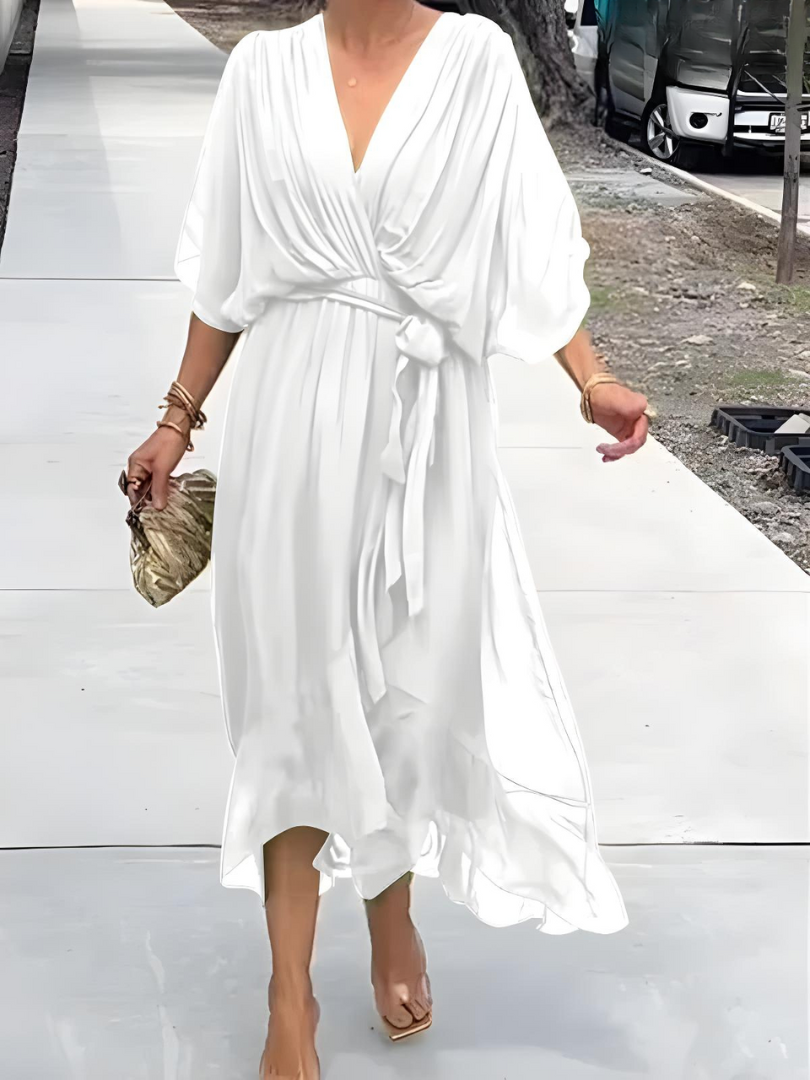 Zari - Langes elegantes Sommerkleid