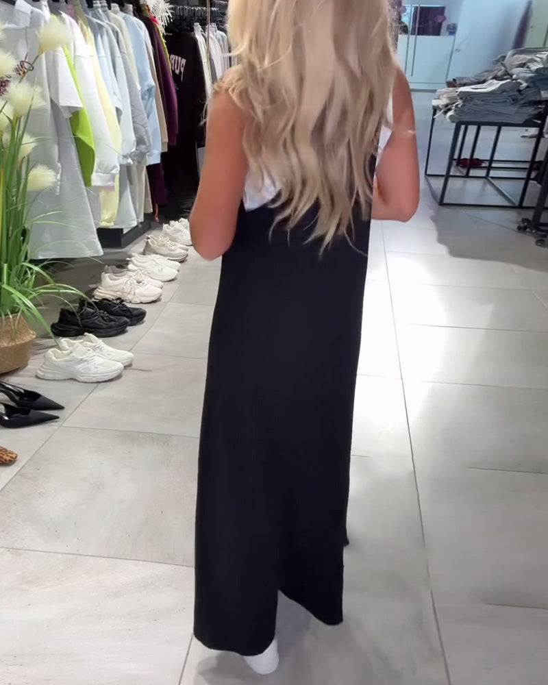 Schlankheitskleid mit Trägern Lässig