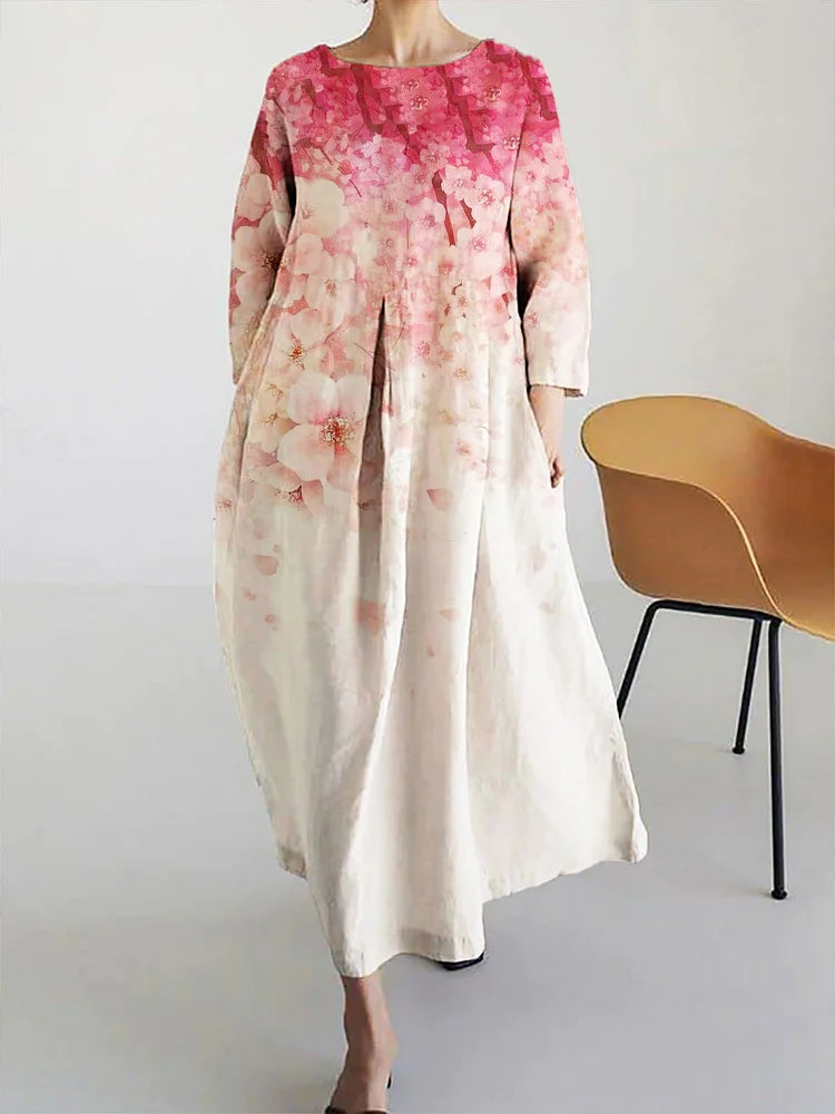 IVY - MAXIKLEID MIT NATURALDRUCK