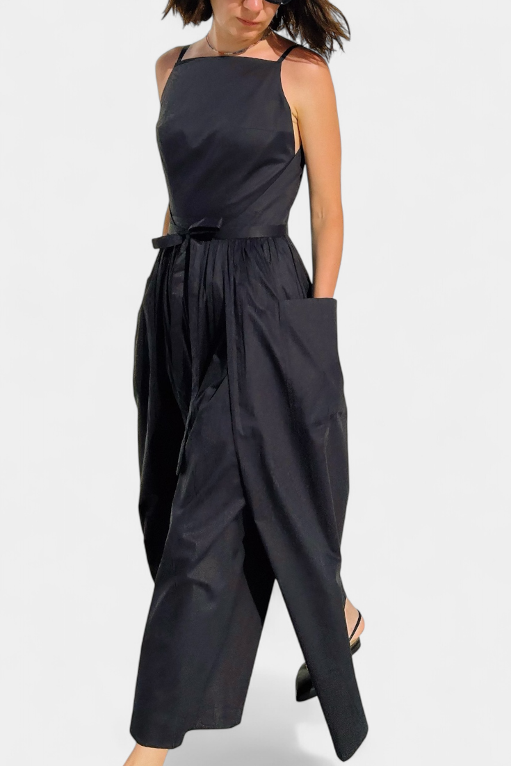 SERENA | Langes Kleid mit Verstellbaren Bändern für einen Romantischen Look und Sommerlichen Komfort