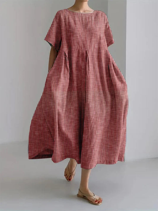 ELEANOR - RETROGESTRIPTES LOCKERES KLEID