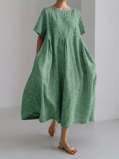 ELEANOR - RETROGESTRIPTES LOCKERES KLEID