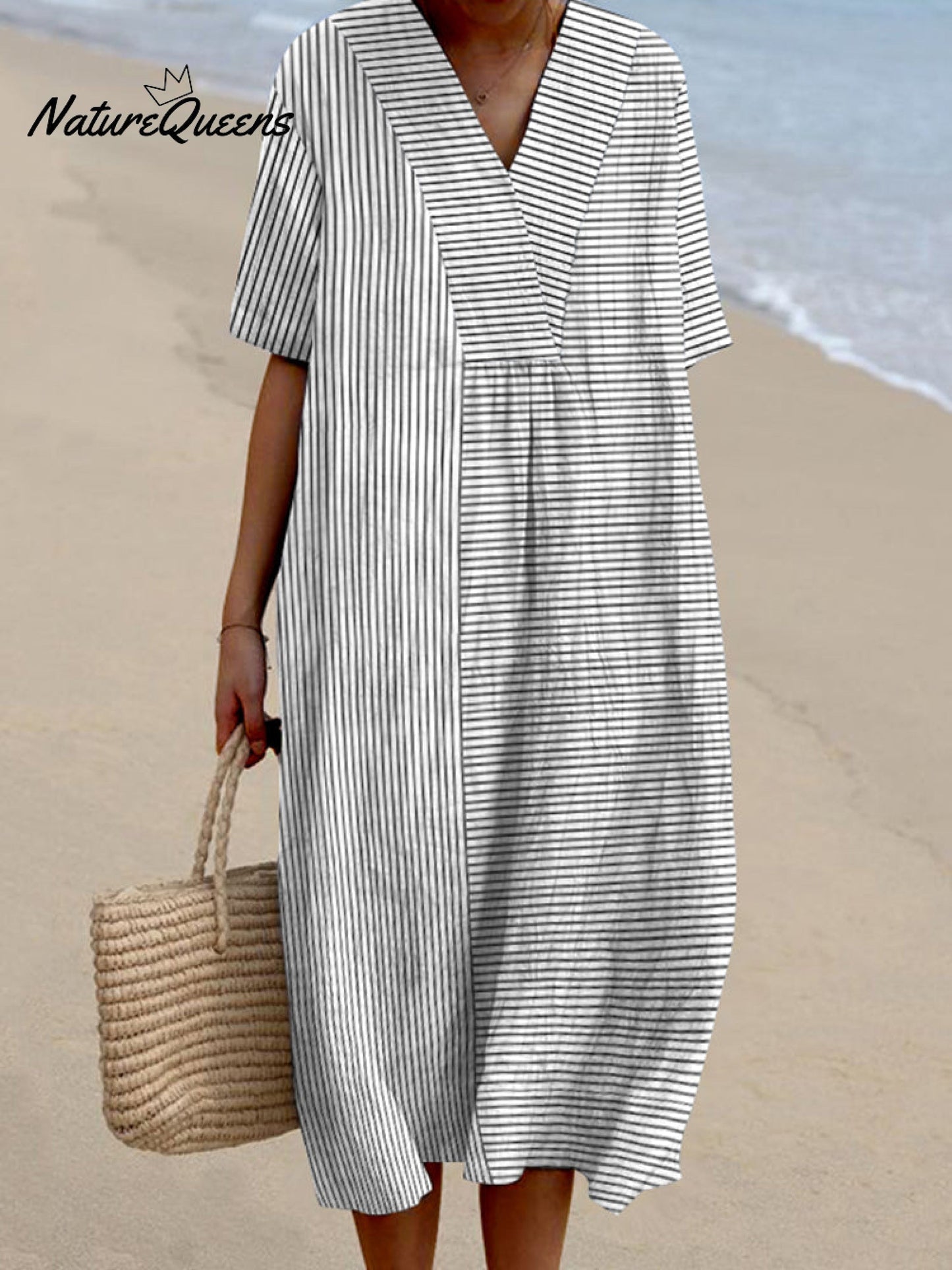 Isa | Vintage Streifen Kleid