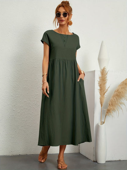 Camille - Kleid mit Rundhalsausschnitt