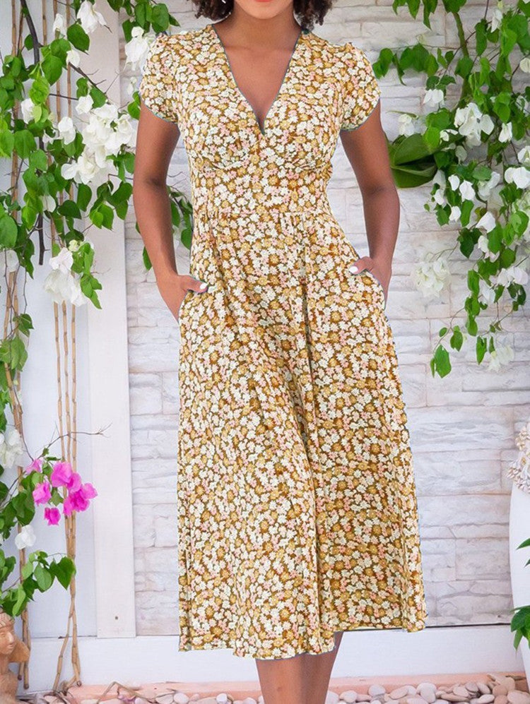 Fienna – Midi-Kleid mit Knöpfen