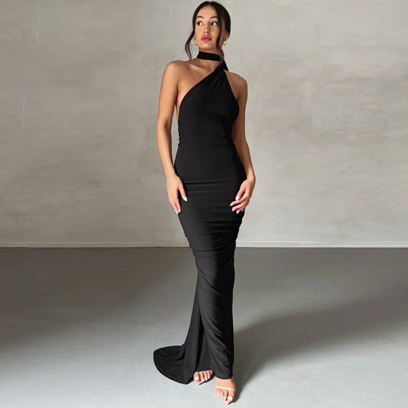 Klara - Sexy Rückenfrei Slim Fit Ärmellos Elegante Abendkleid