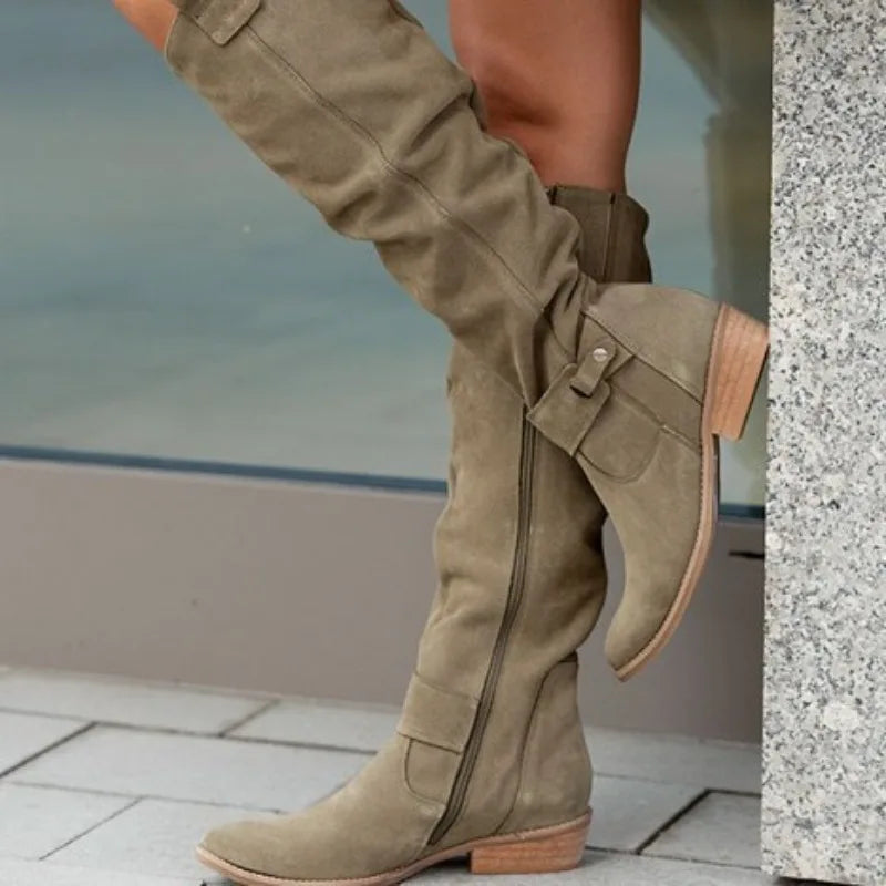 Cleo - Luxus Leder Damenstiefel