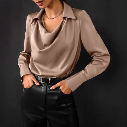 Cassie | Elegante Seidenbluse Für Damen