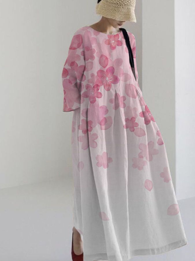 LENA - ELEGANTES STREIFENKLEID