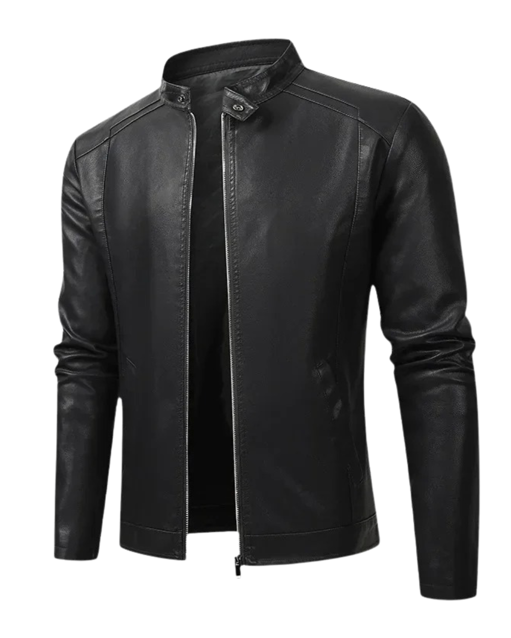 Patryk™ | Elegante Leder-Motorradjacke
