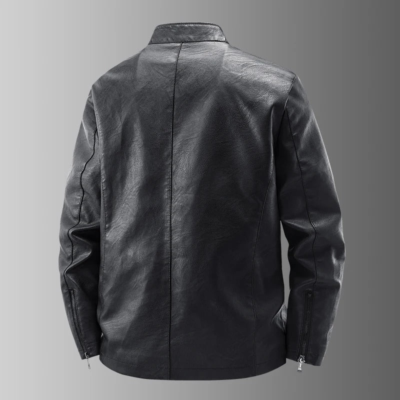 Marek™ | Leder Motorradjacke