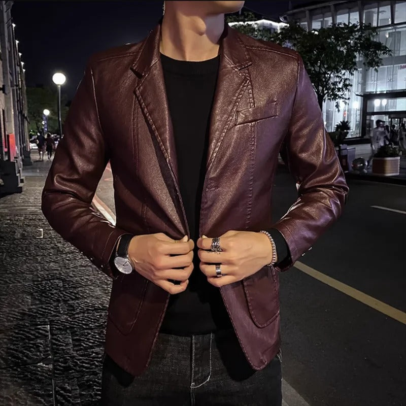 Marcin™ | Lederjacke Business Casual