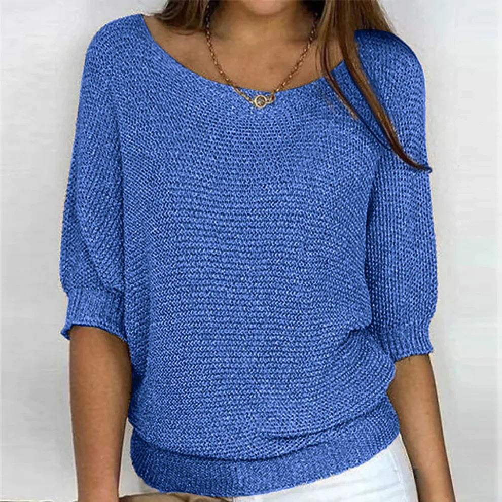 Nyssa - Damen lässiger Strickpullover