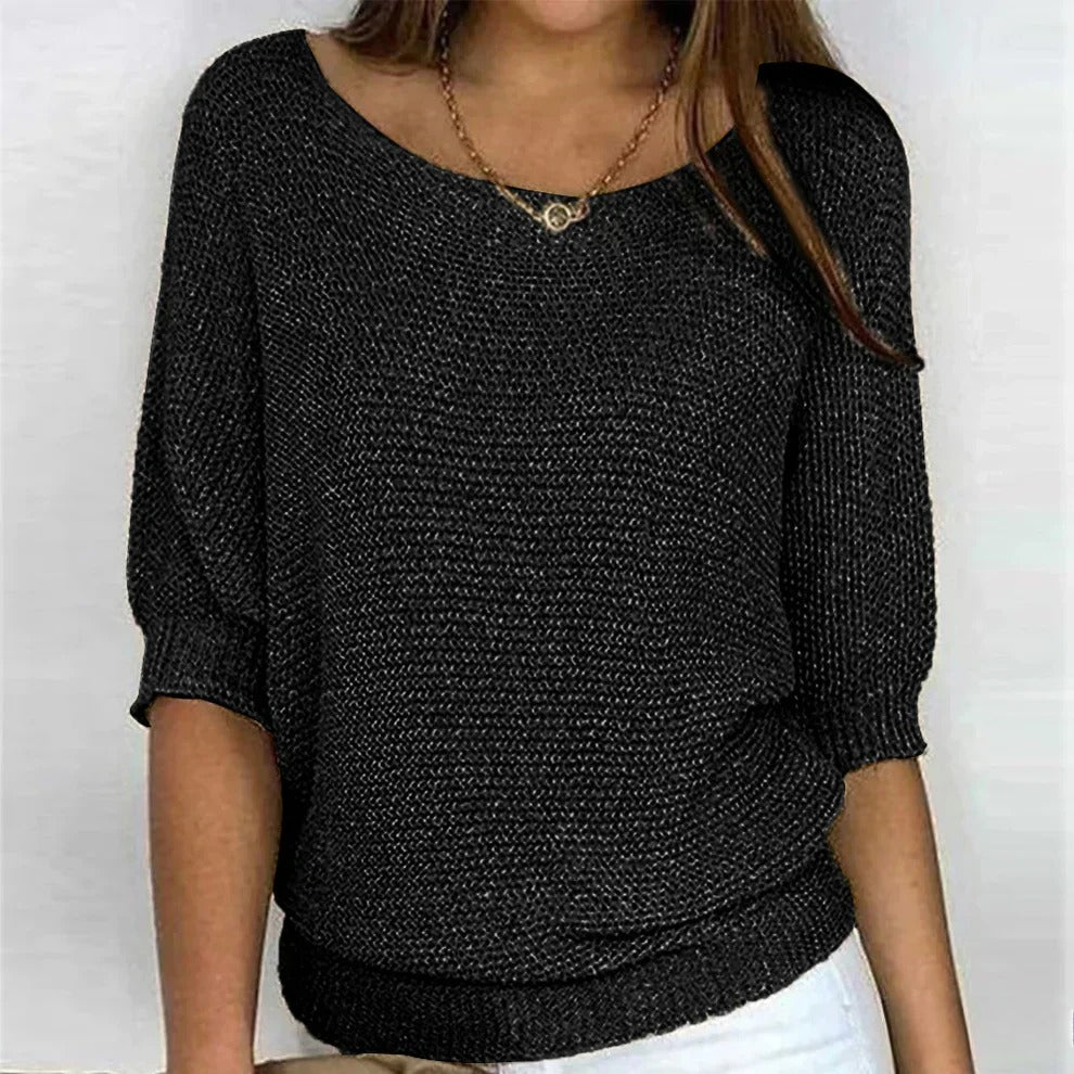 Nyssa - Damen lässiger Strickpullover