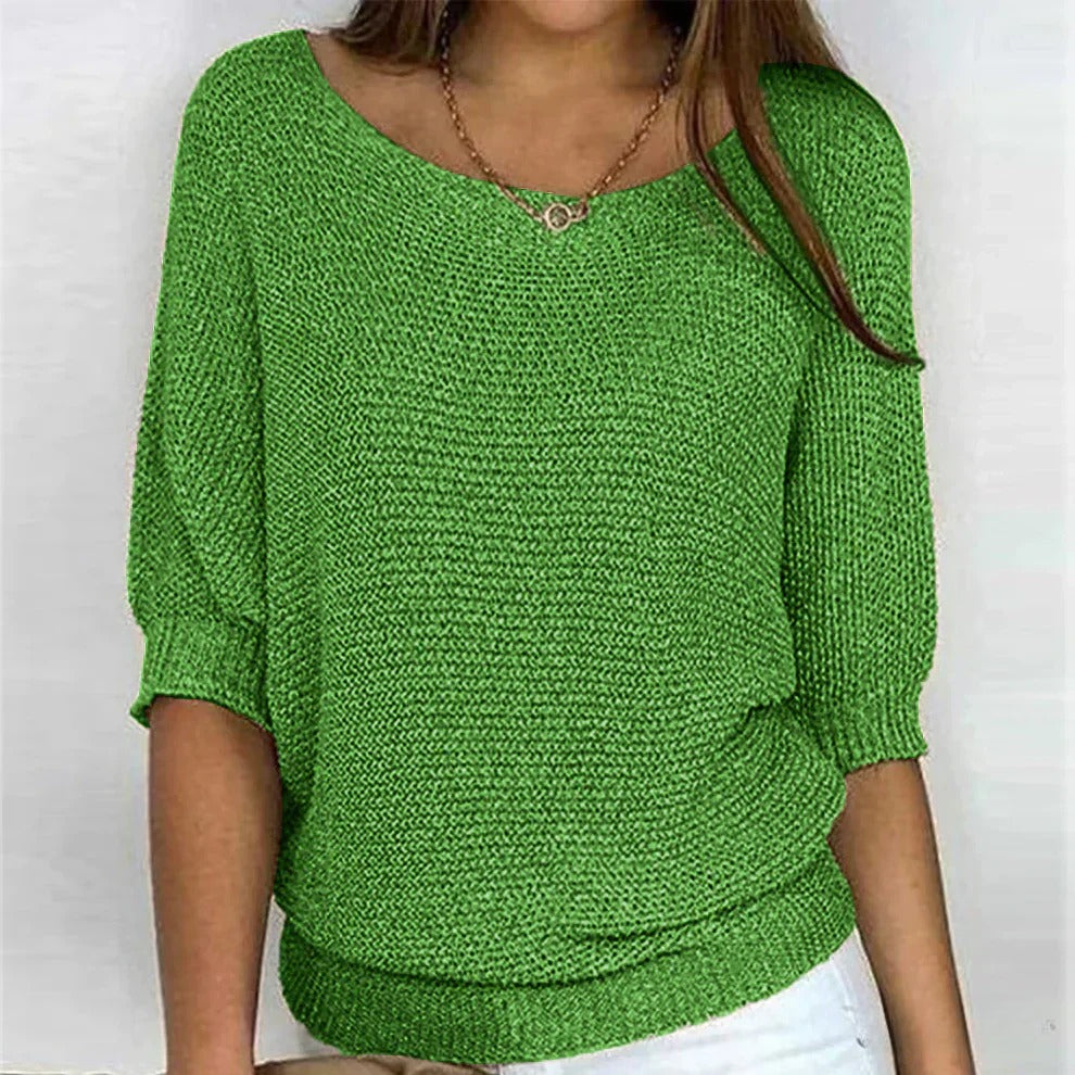 Nyssa - Damen lässiger Strickpullover