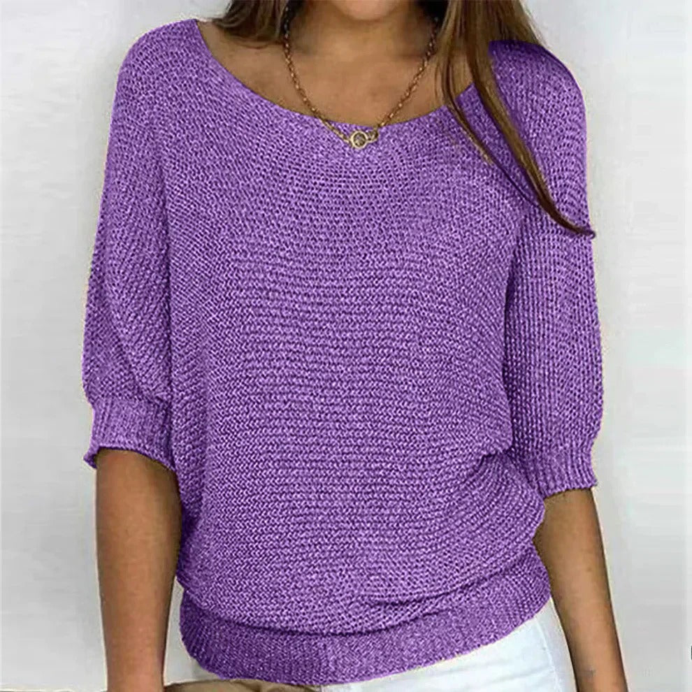 Nyssa - Damen lässiger Strickpullover