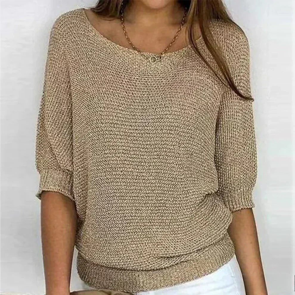 Nyssa - Damen lässiger Strickpullover