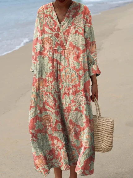 Elin | Vintage Blumen Kleid